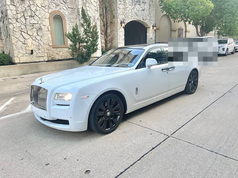 Rolls-Royce Ghost — white Rolls-Royce Ghost luxury sedan
