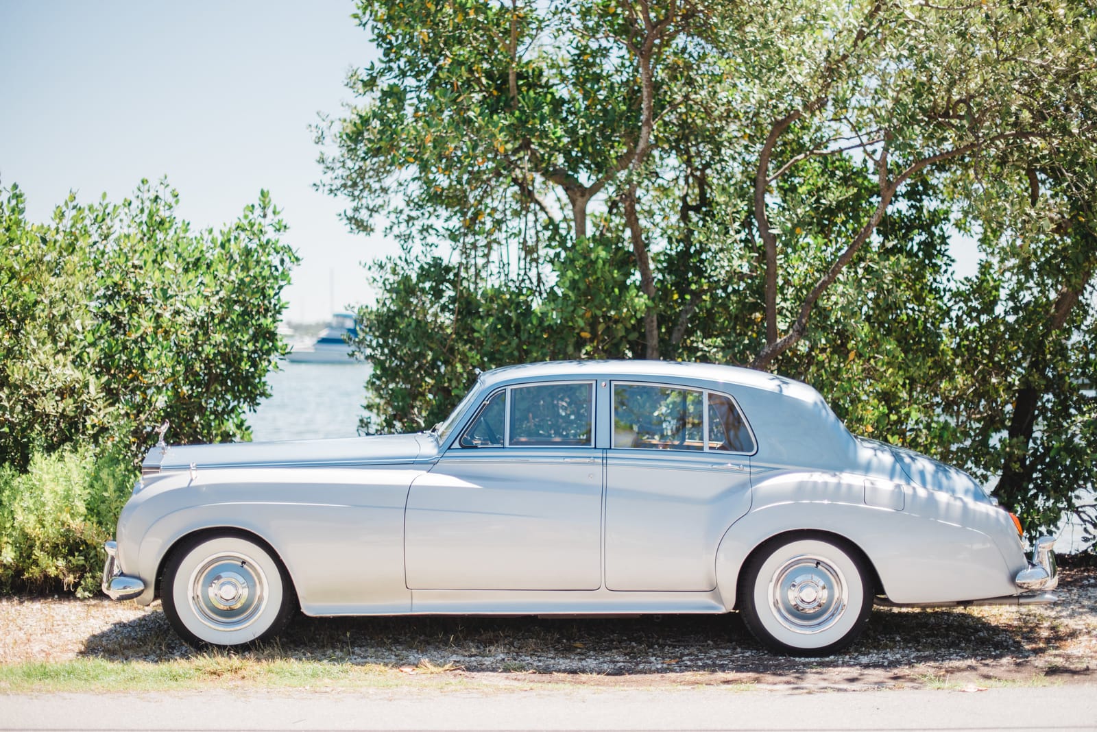 1959 Rolls-Royce Silver Cloud vintage wedding car from Limo Legacy in Dallas